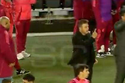 La confusión de Gallardo tras el último penal de Platense: el DT millonario pensó que había un tiro más