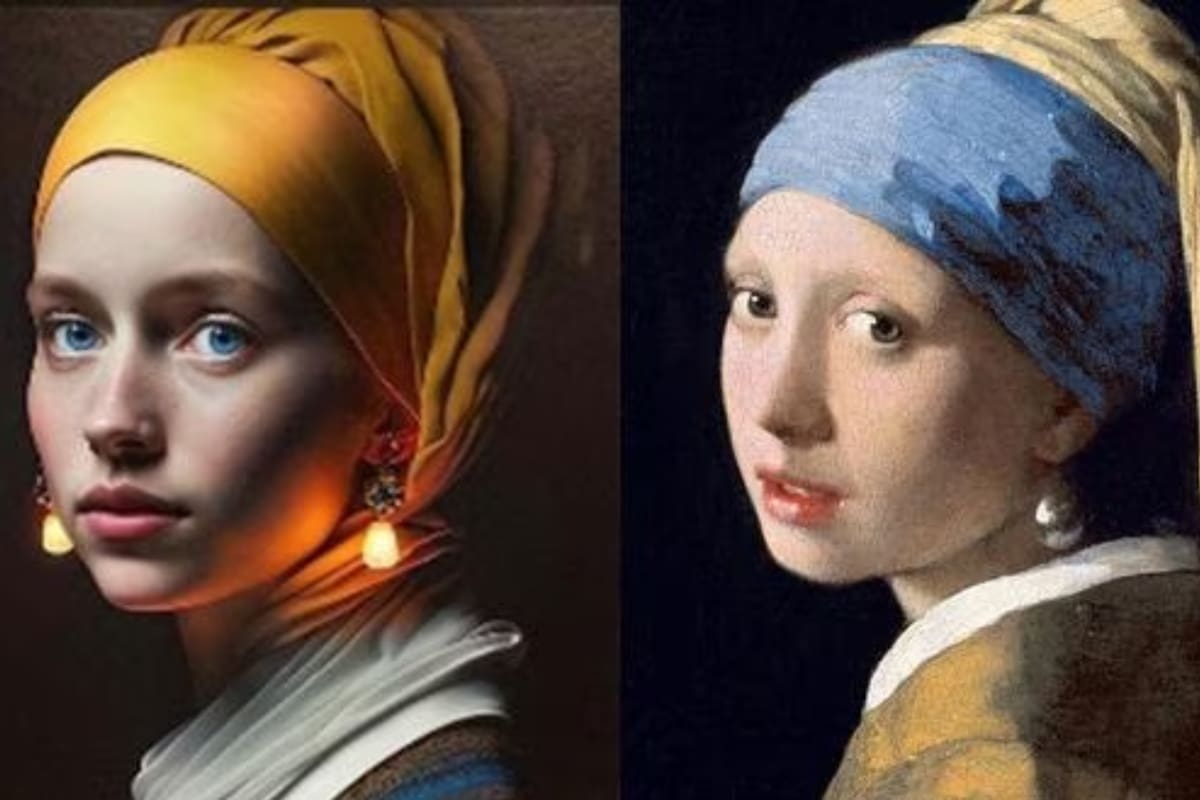 La confusión del motor de búsquedas llamó la atención (Foto Instagram @julian_ai_art)