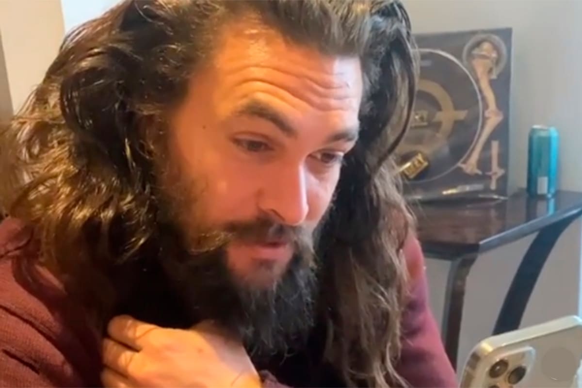 La conmovedora videollamada de Jason Momoa a un fan de Aquaman que lucha contra el cáncer