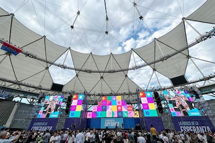 La consigna del acto es "la fuerza de la esperanza"