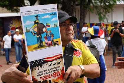 La convocatoria a una marcha de venezolanos y colombianos se convirtió en una movilización de apoyo a Petro