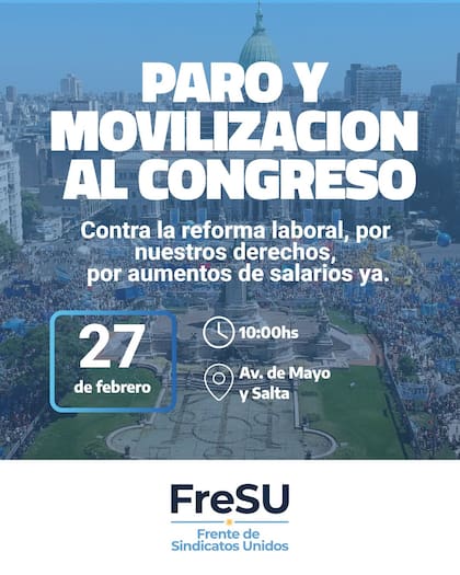 La convocatoria al paro del FreSU