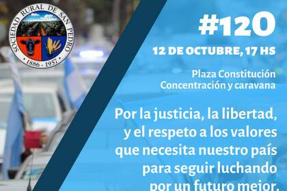 La convocatoria de la Sociedad Rural de San Pedro