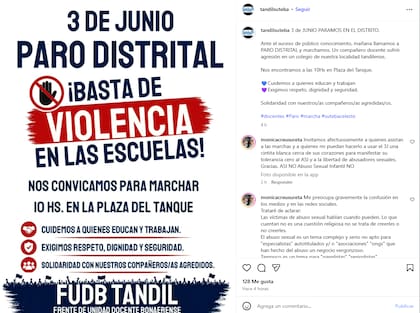 La convocatoria de Tandil SUTEBA