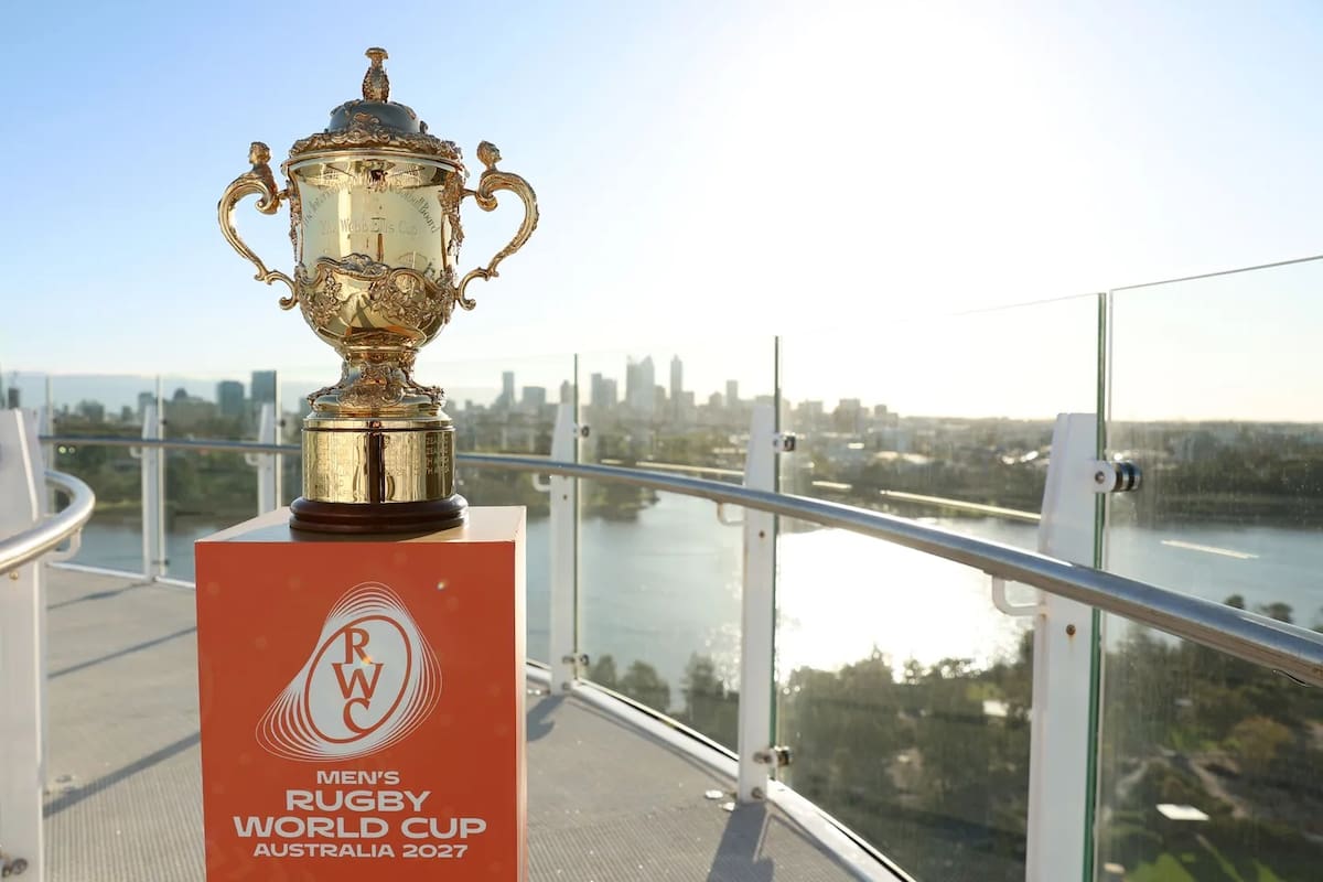 La Copa del Mundo de rugby; en la última edición, en 2023, Sudáfrica se consagró campeón