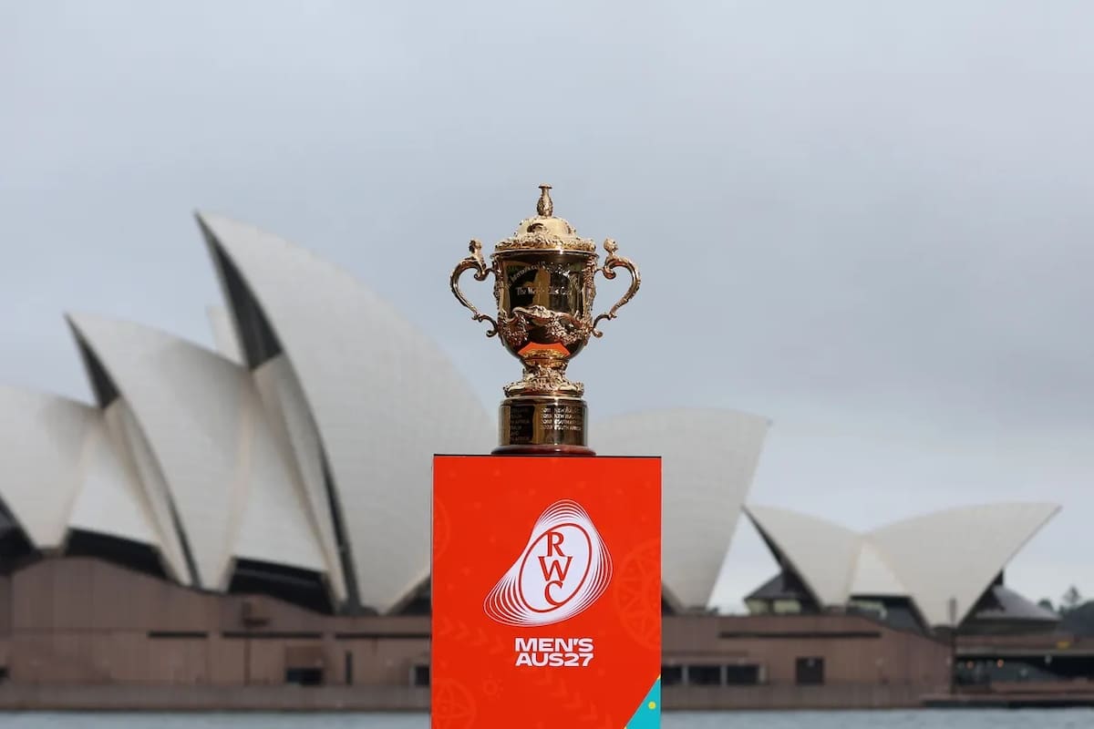 La Copa del Mundo de rugby; en la última edición, en 2023, Sudáfrica se consagró campeón
