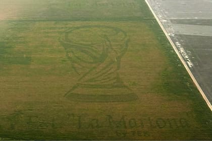 La Copa del Mundo que hizo el establecimiento La Martona el año pasado