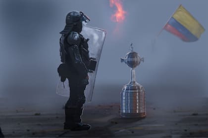 La Copa Libertadores y los disturbios en Colombia.