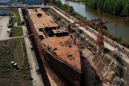 La copia del legendario Titanic estará ubicada a más de mil kilómetros del mar, en un parque temático en la provincia china de Sichuan