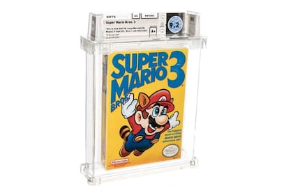 La copia sin usar del Super Mario Bros 3 para la consola NES, de 1990, se vendió por 156.000 dólares