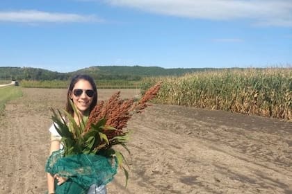 La correntiina Paula Demarco realiza una maestría en Kansas y su tesis es sobre el sorgo granífero