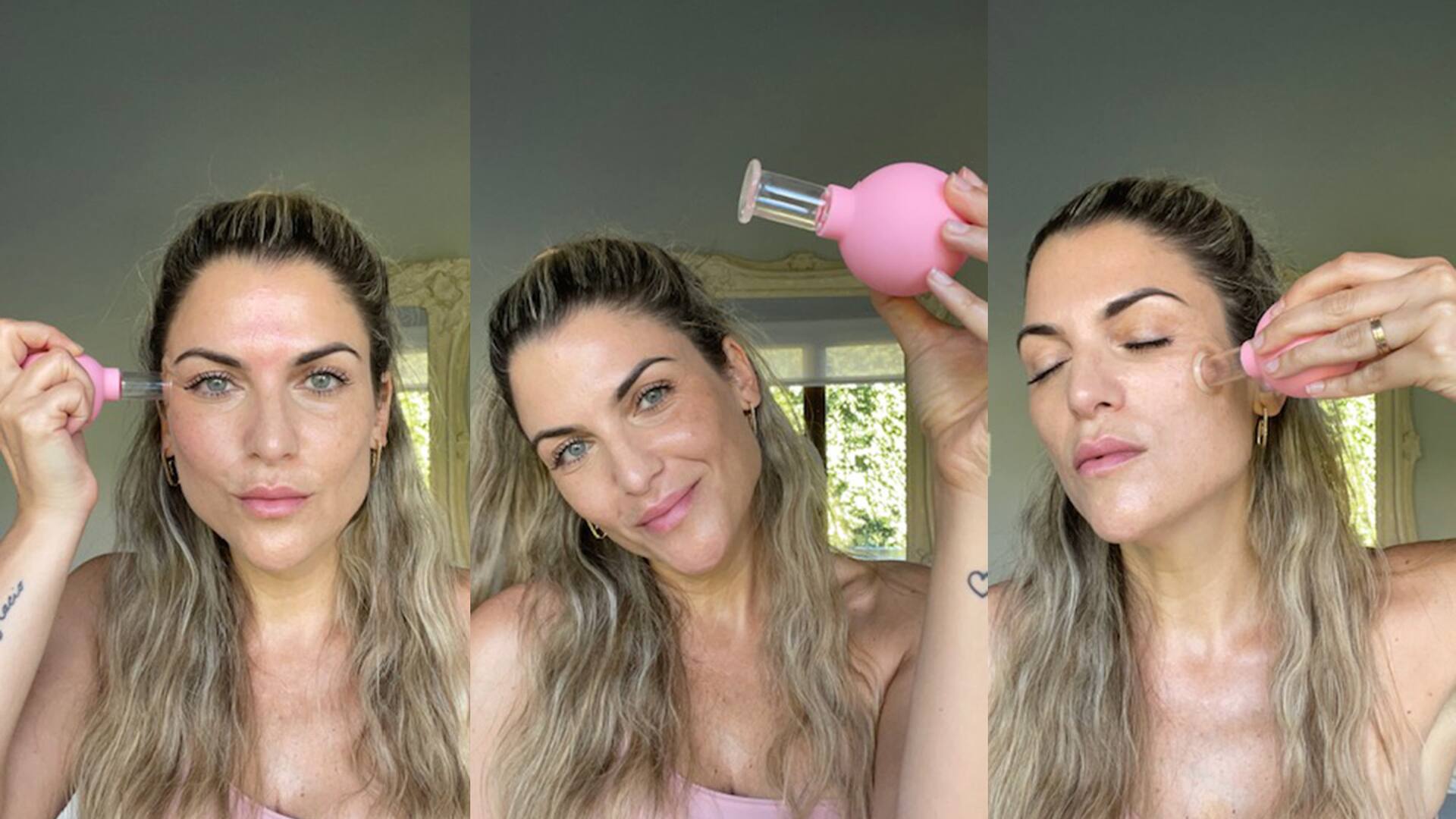 La cosmiatra Lorena Erlijman enseña en sus redes el cupping, una de las técnicas de moda