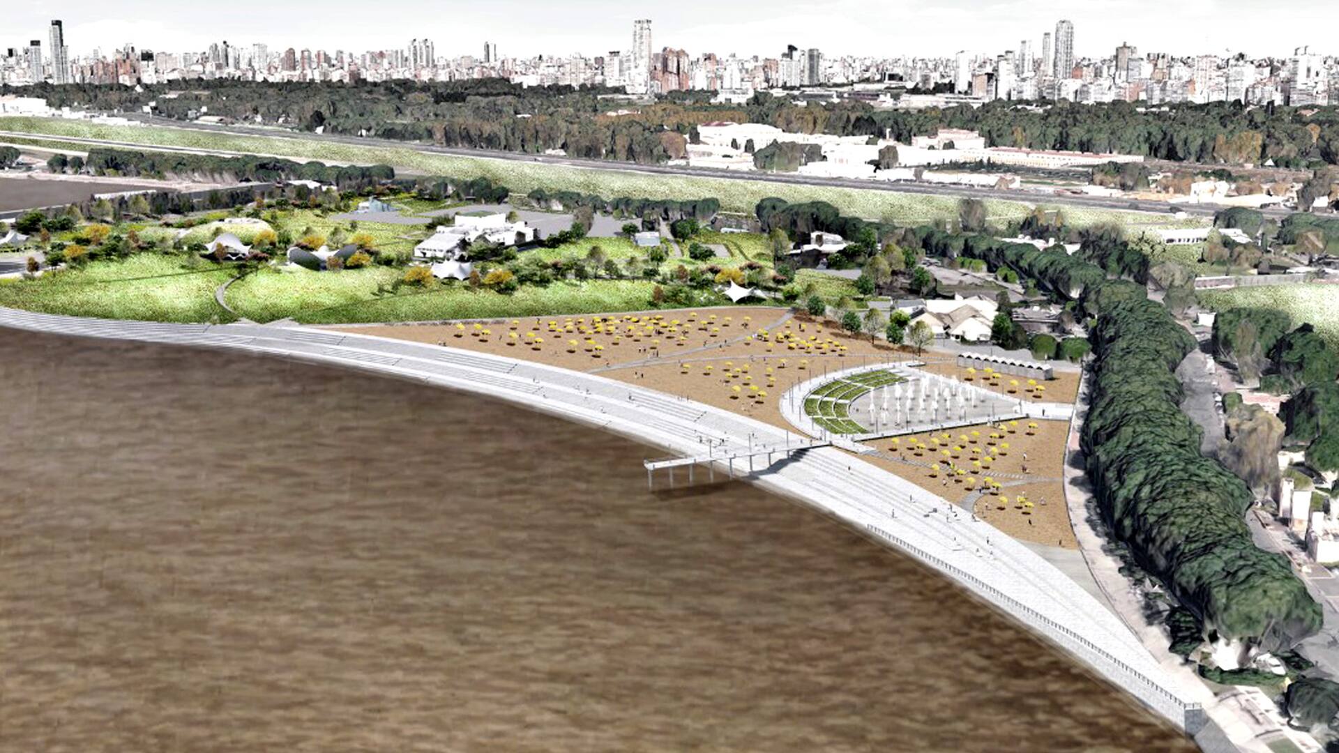 La creación de una playa permanente es, quizás, la iniciativa más novedosa del plan de recuperación costera