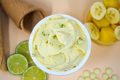 La creación fue elegida en una competencia nacional de maestros heladeros