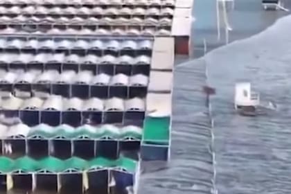 La crecida del mar hizo estragos en varios balnearios