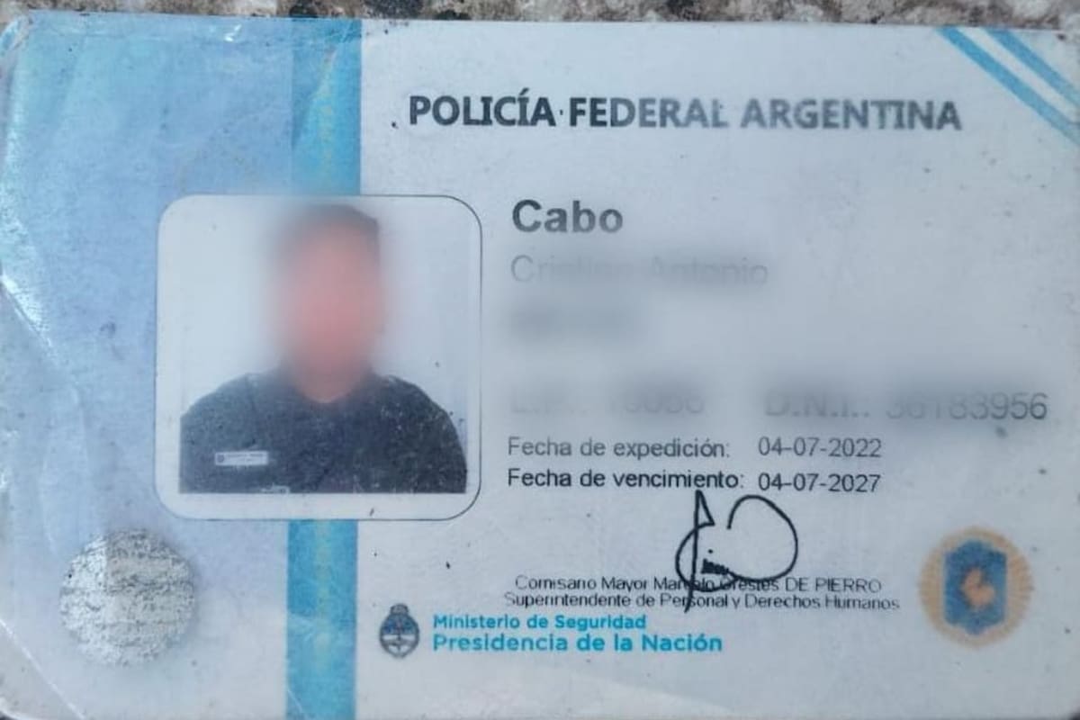 La credencial del cabo imputado