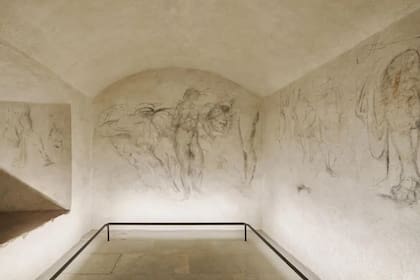 La cripta de Miguel Ángel esconde bocetos inéditos del artista que se cree hizo en 1530