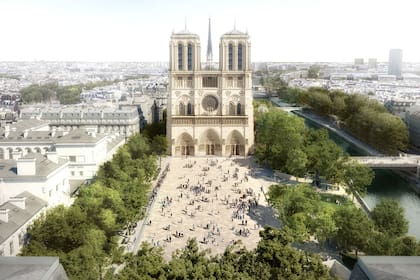 La cruz de la catedral de Notre-Dame ya se colocó en 2023