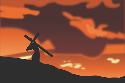 La cruz simboliza el sufrimiento que padeció Jesús antes de su muerte
