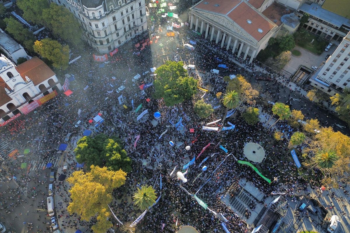 La cuarta marcha federal por la educación pública universitaria apunta a que la administración de Javier Milei cumpla la Ley de Financiamiento Universitario
