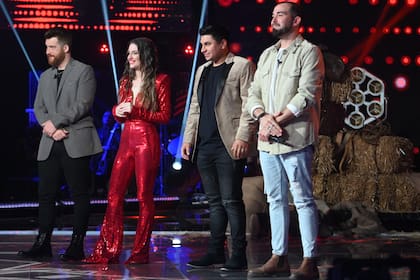 La cuatro participantes del team de Soledad Pastorutti en La Voz Argentina