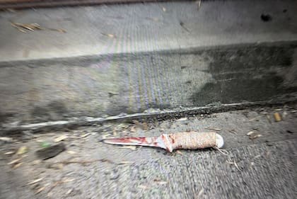 La cuchilla que secuestró la Policía de la Ciudad