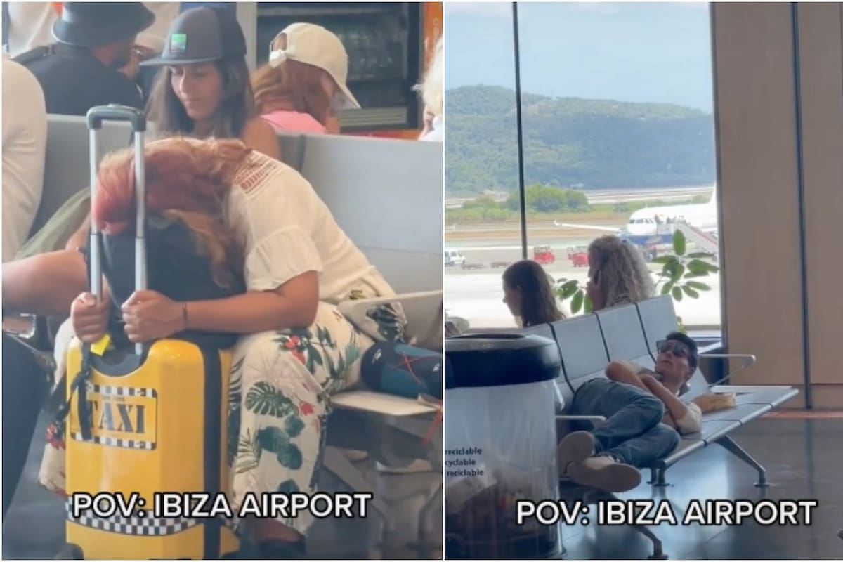 La cuenta de Ibiza en TikTok generó miles de reacciones entre sus seguidores por un clip de su aeropuerto