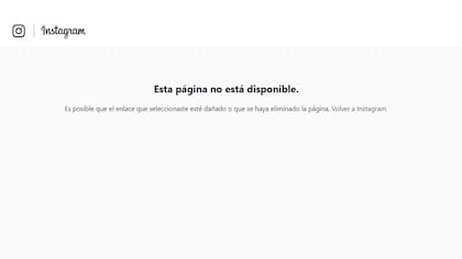 La cuenta de Instagram de Florencia Peña fue suspendida temporalmente