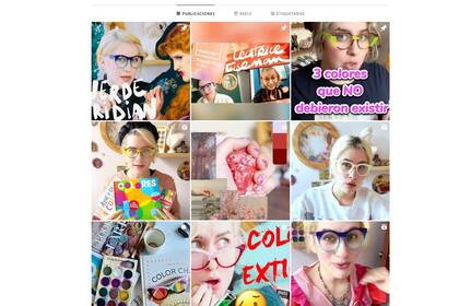 La cuenta de Instagram de Sara Viloria