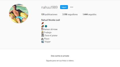 La cuenta de Instagram del nuevo novio de Pepito es privada Cibrián (Foto: Instagram)