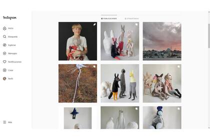 La cuenta de Marina Glebova en Instagram