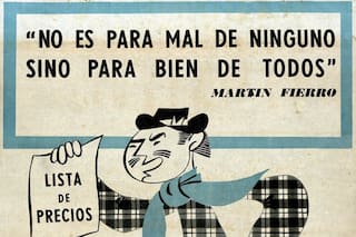 El afiche sobre control de precios en 1950 rescatado por el Archivo General