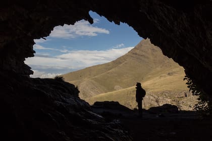 La cueva de los guanacos en la Estancia Funke.