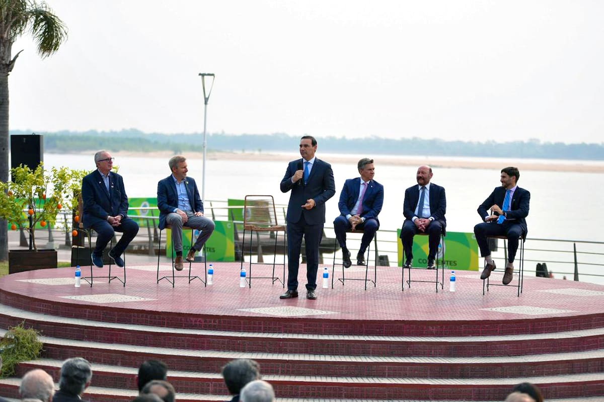 La cumbre de los gobernadores del Litoral, este jueves en Bella Vista, Corrientes