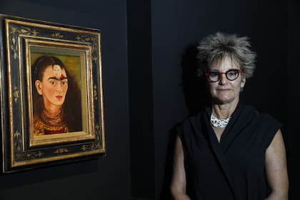 La curadora Mari Carmen Ramírez, de visita en Buenos Aires para hablar sobre Frida Kahlo, en el Malba junto a "Diego y yo"