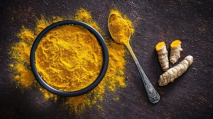 La cúrcuma también se usa en el curry.