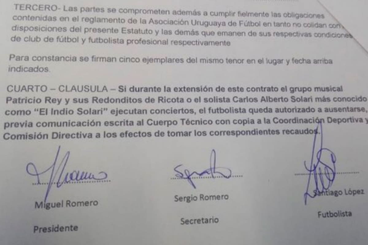 La curiosa cláusula en el contrato del futbolista