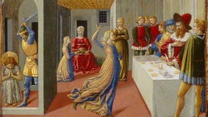 La danza de Salomé, de Benozzo Gozzoli