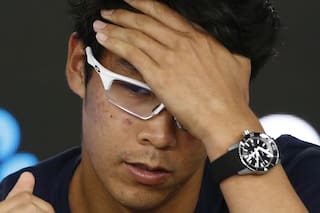 Hyeon Chung "tuvo algo peor que una ampolla": cómo le quedó el pie