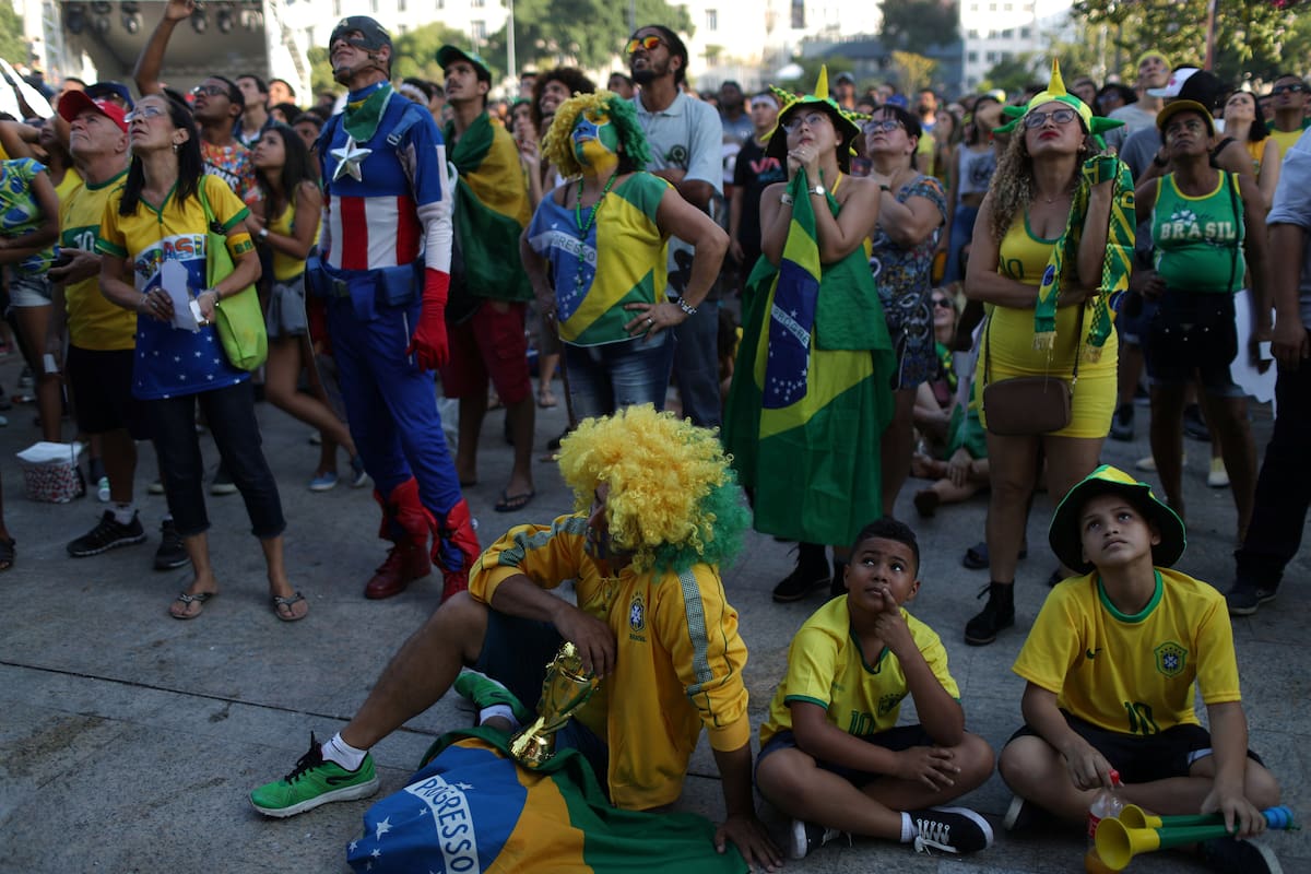 La decepción de los hinchas brasileños: el sueño del hexacampeonato se convirtió en una pesadilla