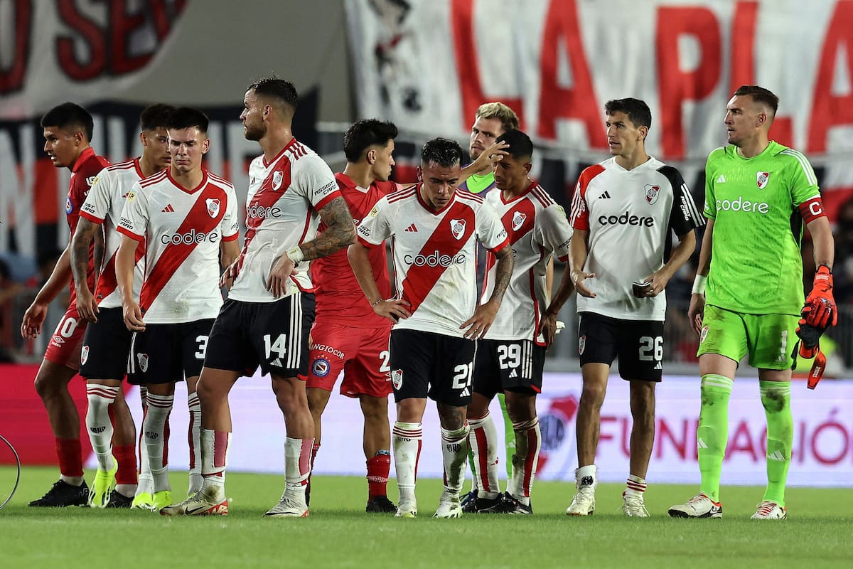 La decepción, una constante en los gestos de los jugadores de River