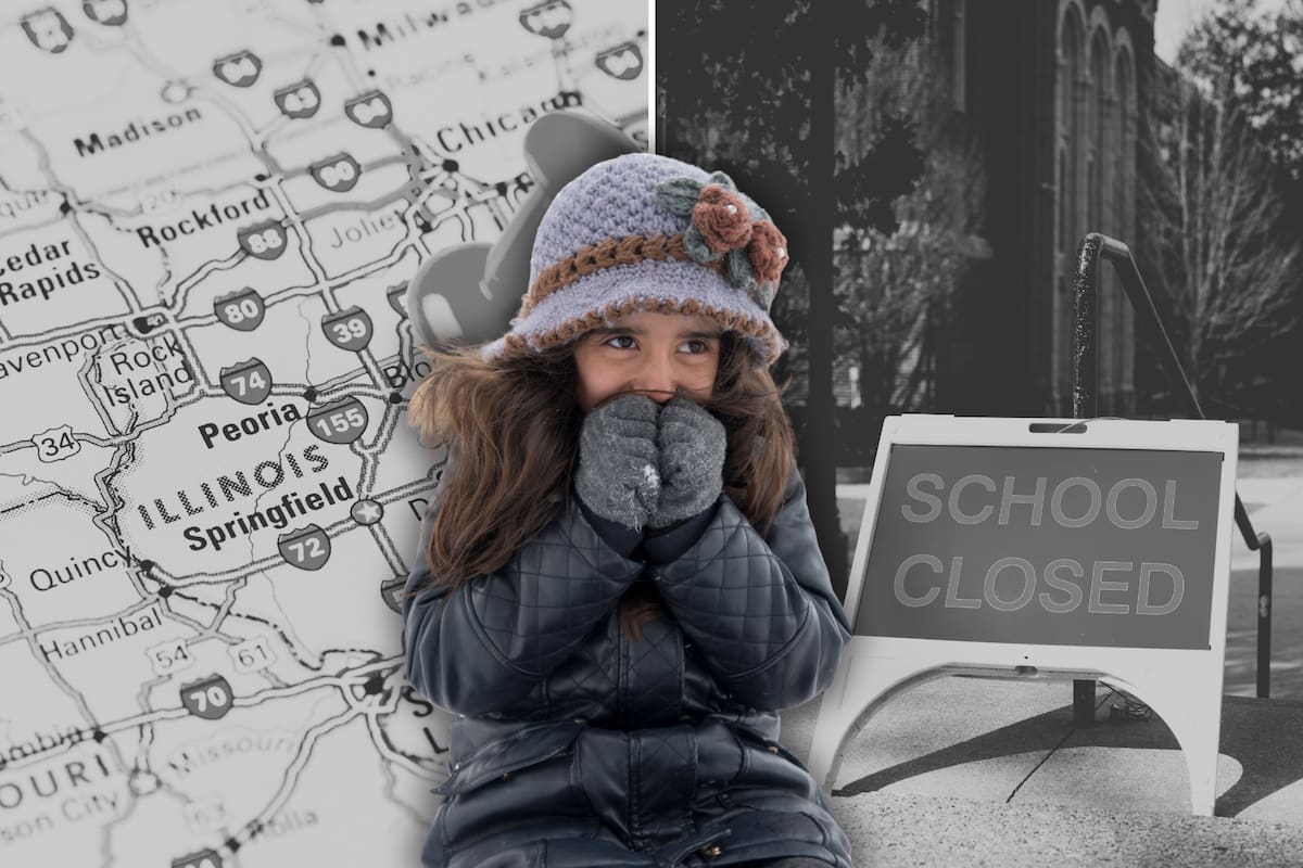 La decisión de cerrar escuelas en Illinois ante una ola de frío no depende de un umbral exacto de temperatura o nieve, sino de una evaluación integral
