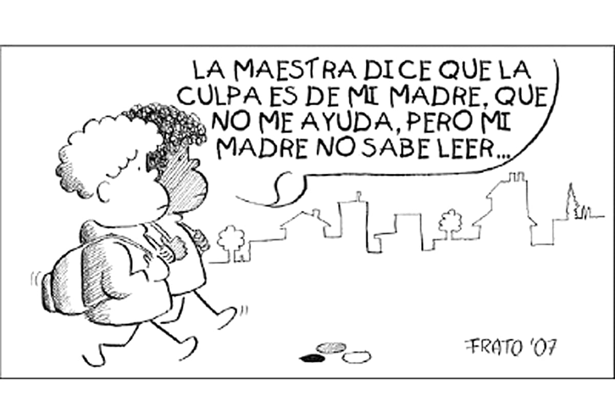 La decisión de dejar la escuela no es de los chicos Crédito: Fratto, 2007