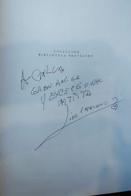 La dedicatoria de Lino Patalano a su "heredera" en el Maipo