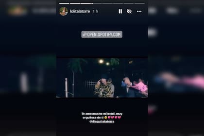 La dedicatoria de Lola para su hermano (Foto Instagram @dieguitolatorre)