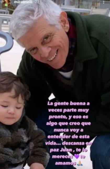 La dedicatoria de Mica Tinelli a Juan