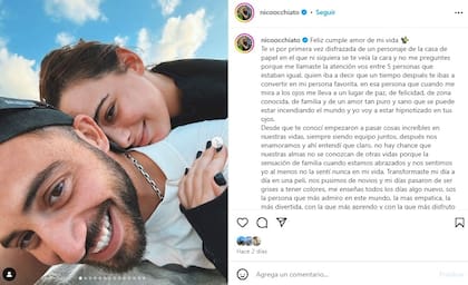 La dedicatoria de Nico hacia Flor Jazmín