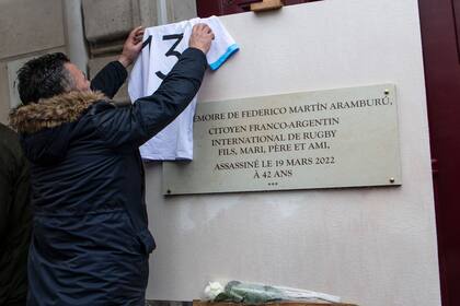 La dedicatoria para Federico Martín Aramburú, en conmemoración a un año de su muerte