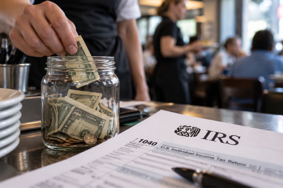 La deducción por propinas del IRS puede alcanzar los US$25.000 anuales y se mantiene vigente hasta el año fiscal 2028
