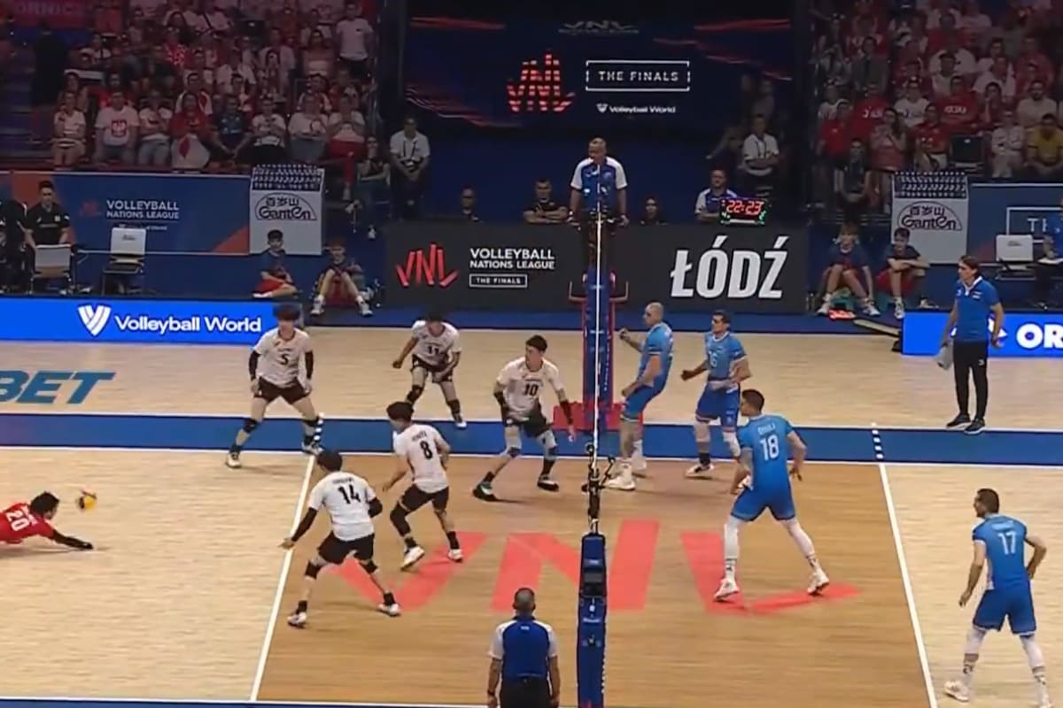 La defensa inquebrantable de Japón en el partido ante Eslovenia por las semifinales del Nations League que se disputó en Polonia